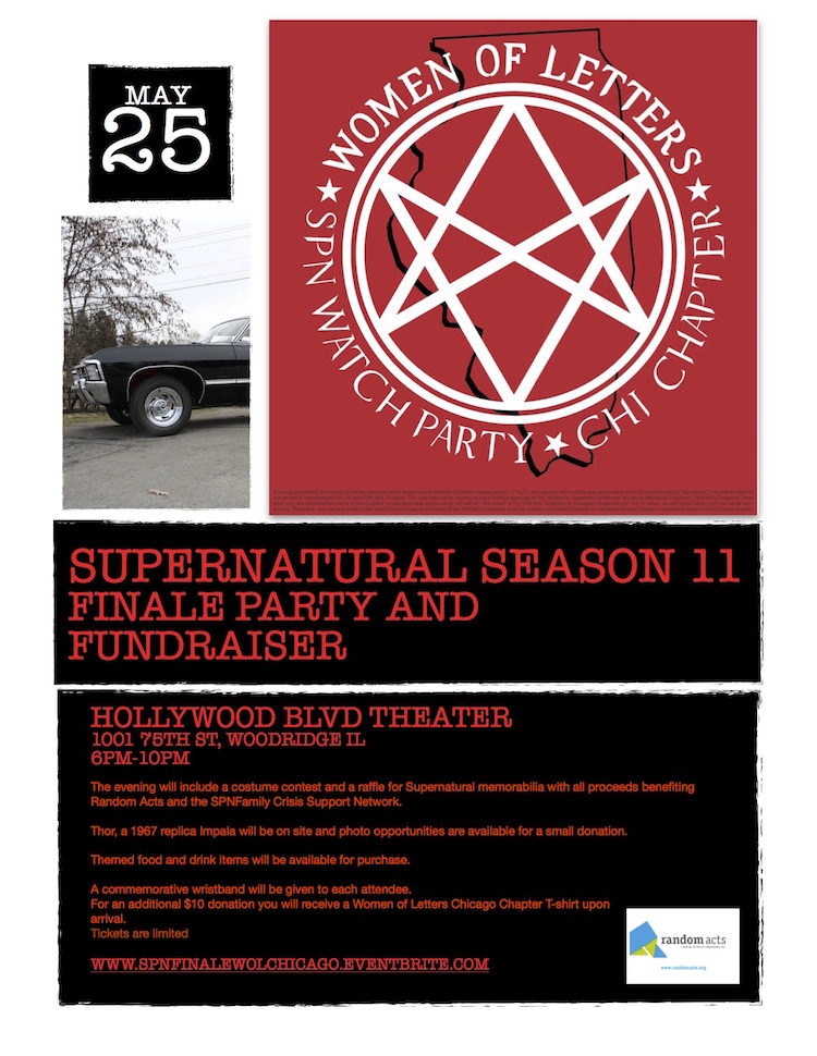 Don’t Forget the Supernatural Finale Watch Parties!
