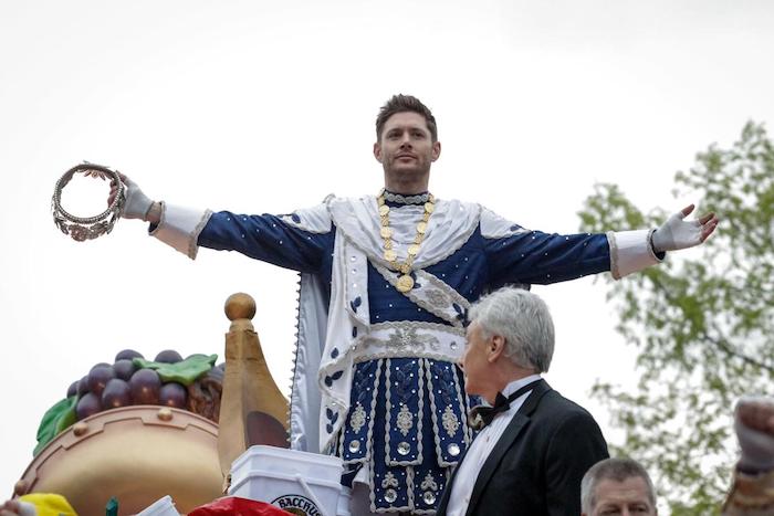 Supernatural’s Jensen Ackles in the 2019 New Orleans Bacchus Parade